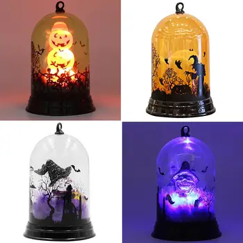 

Pumpkin Lamp Pumpkin Light Hanging Lantern Romantic Creative Halloween LED Party Bat Garden Kids Witch
