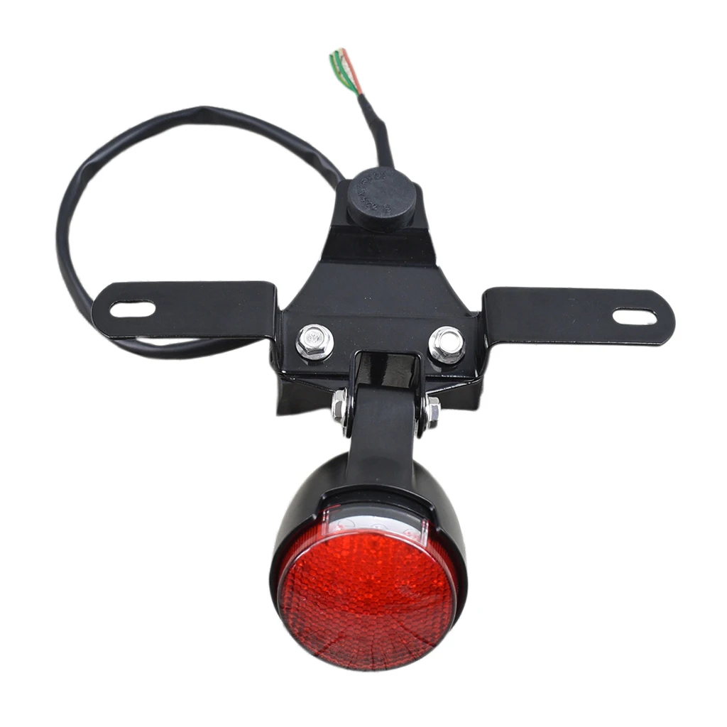 Motorcycle Round Reflector Red Rear Tail Brake Stop Light for Mash Seventy-five