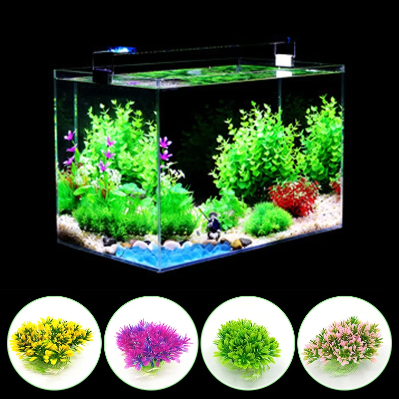 

12*6cm Plastic Simulation Artificial Plants Water Weeds Ornament Plant Fish Tank Aquarium Grass Decoration Aquarium Decoration