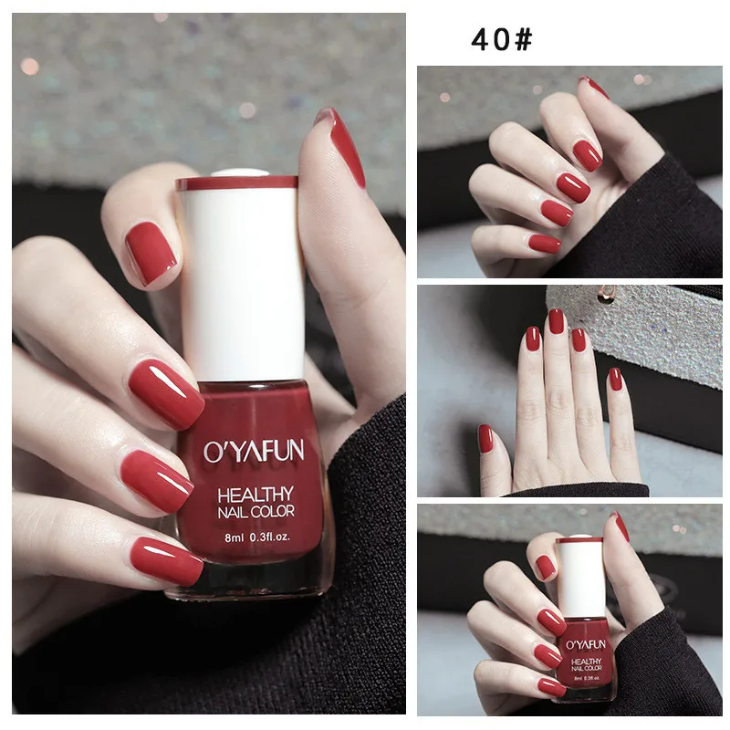Quick Dry Glitter & Matte Waterproof Nail Polish