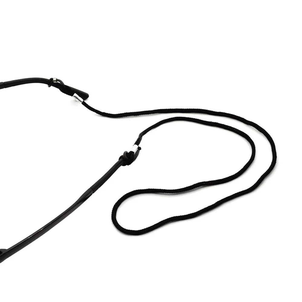 KLASSNUM, 1 шт., цветная кожаная цепочка для очков, регулируемый конец, держатель для очков, веревка, ремешок для шеи, цепочка, аксессуары для браслетов - Цвет: Black-1