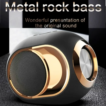 

Mini Column 3D 10W Stereo Music Surround Support FM TFCard Bass Box Bluetooth Speaker 5.0 Portable Outdoor Loudspeaker Wireless