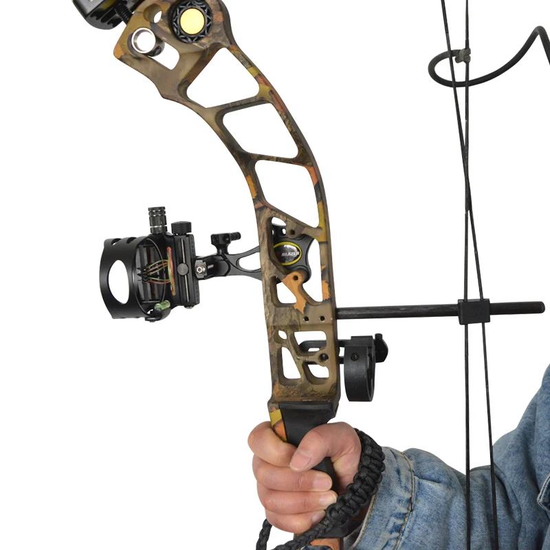5 Контактный Лук Bowsight с блочным луком лазерная Светодиодная светильник