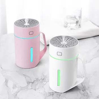 

Humidifier Mini Usb With Small Night Light Portable Charging/Plug-in Simple Style Portable Home Office Humidifier