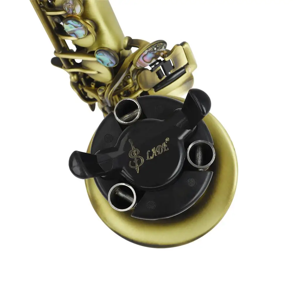 LD-128 сопрано изгиб саксофон музыкальный Универсальный Sax портативный держатель Держатель для саксофона Регулируемая подставка инструменты аксессуары