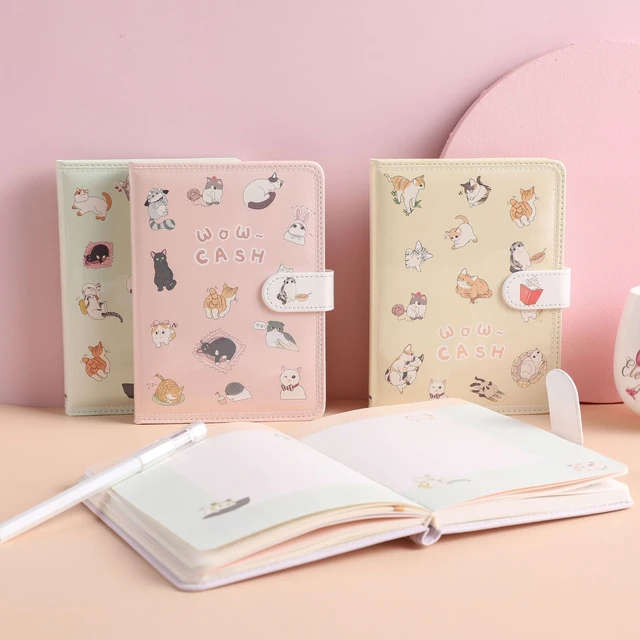 Carnet japonais, Carnet en spirale, Carnet de chat, Journal de