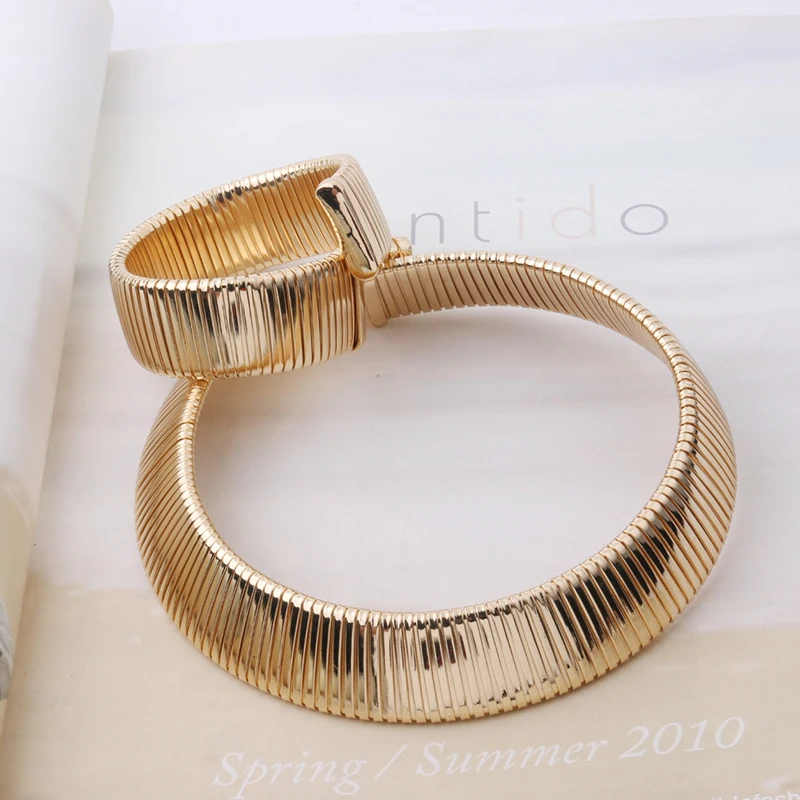 Open Spring Bracelet Bangles Exaggeration Set Chains Madera Rhinestone Pulseira Estrela de Cinco Open necklacess bracelet jewelry leather bracelets shell charm bracelets