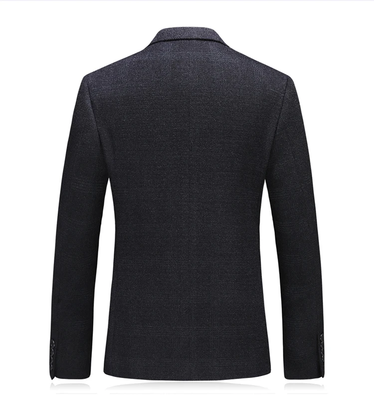 Сезон весна-осень; Для мужчин Slim Fit костюм Бизнес в джентльменском стиле однобортное пальто на двух пуговицах, плюс-размер затрудняетесь в выборе правильного размера? Пиджак Для Мужчин's