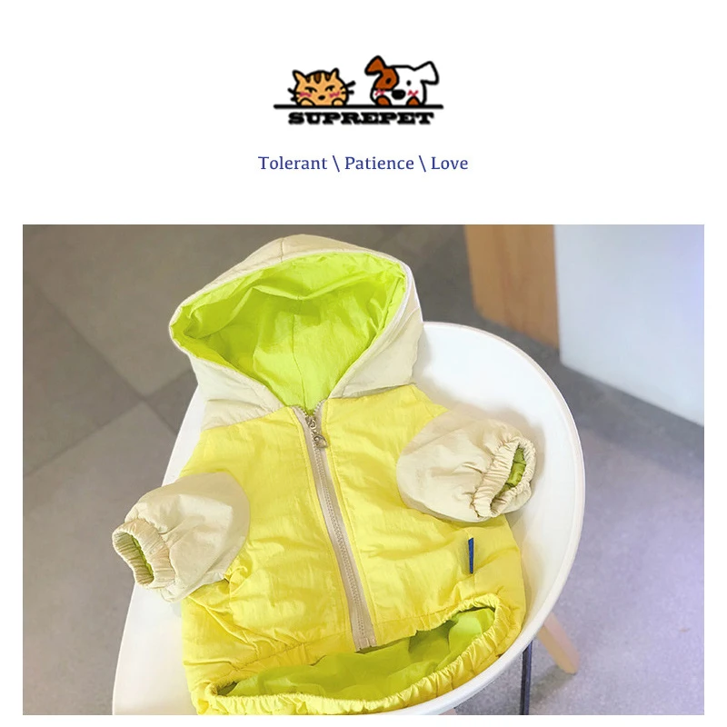 SUPREPET собака кошка осенне зимняя одежда щенок теплая толстовка куртка для