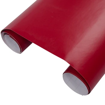 

SUNICE 1.52X5M Red Color Changed Body Sticker Car Decals Matte Car Wrap Film Detailing Accessories with Bubble Free Decoration