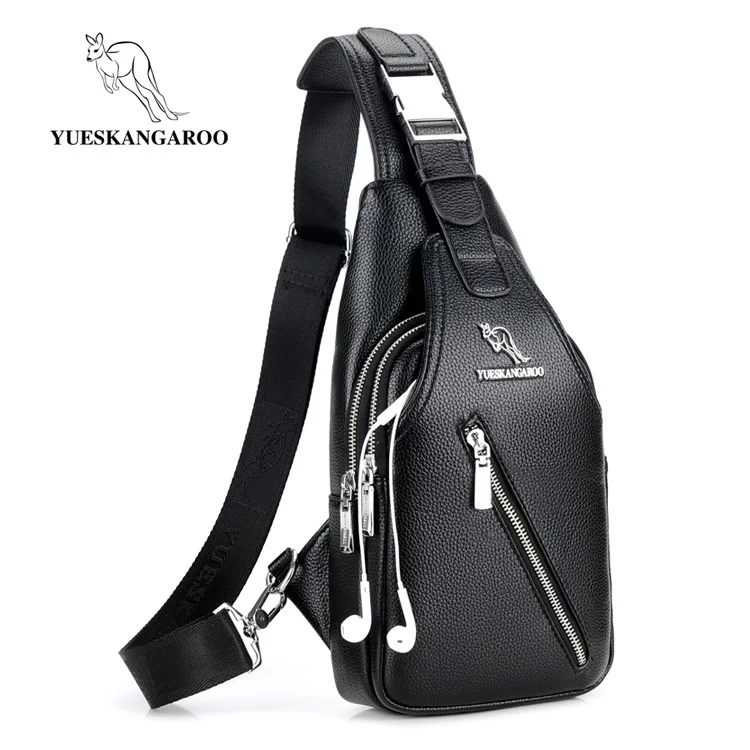 

Yue sen Daishu Men's Bag Chest Pack MEN'S Messenger Bag Fashion Casual Backpack