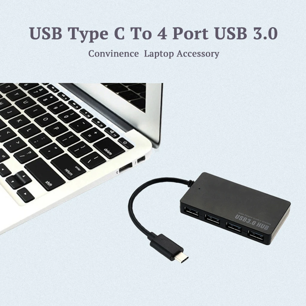 Maikou USB 3,1 Тип C USB3.0 концентратор несколько 4 Порты и разъёмы адаптер