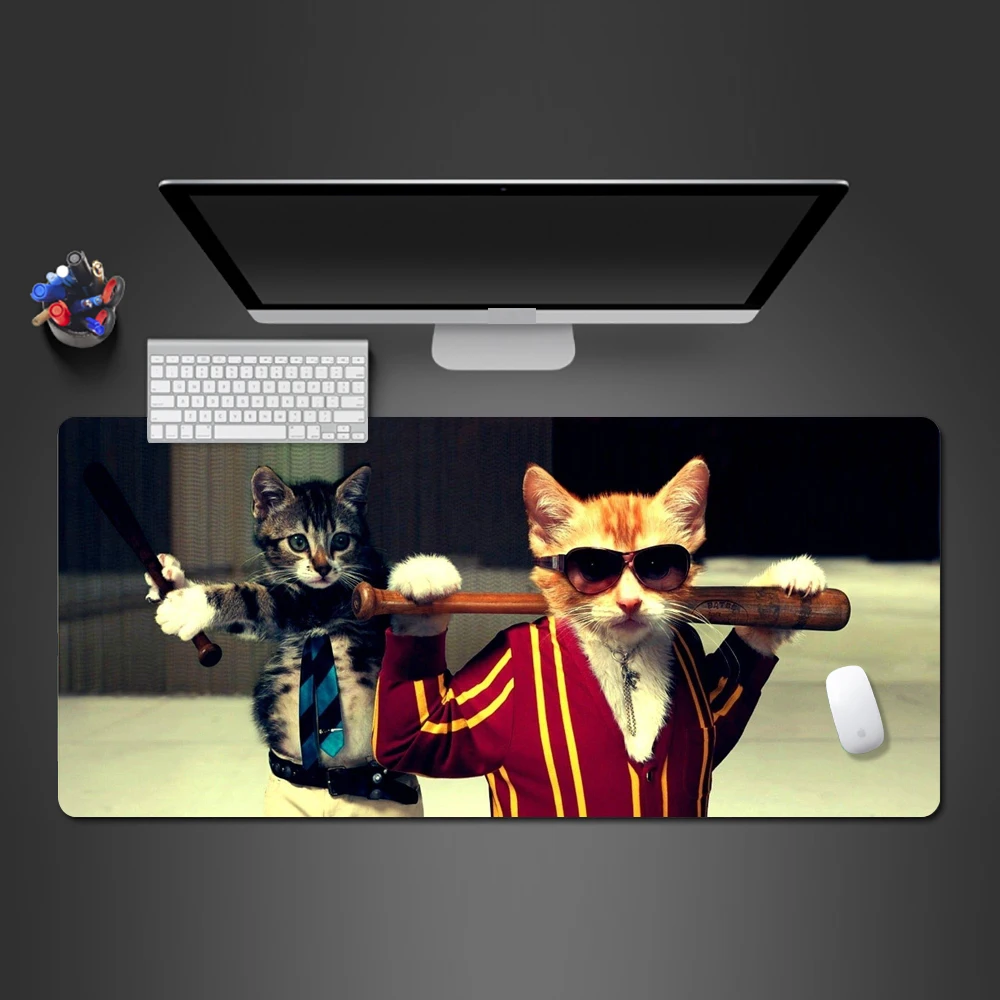 

Domineering Street Cat Creative Mouse Pad High Quality Large Pad PC Gaming Computer Mats Personality Gamer Animal Mause Pads