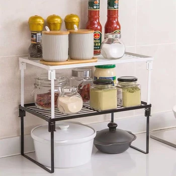 

Home Closet Organizer Storage Shelf for Kitchen Rack Wardrobe Decorative Shelves Cabinet Holders
