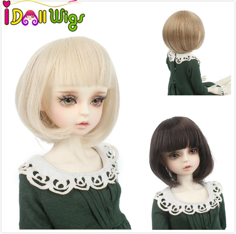 Высокая температура BJD SD парик 1/3 волосы кукла парик высокая температура волокна DIY парик 3 цвета конский хвост галстук цветок