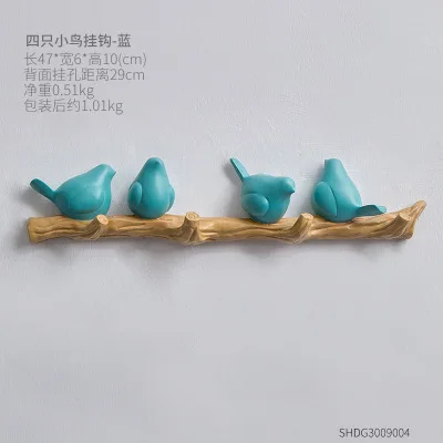 12 Креативный 3D стерео птичий смоляный крючок для пальто для дома гостиной настенный Декор стеллаж для хранения с крючком рамка птичья ветка декоративный Органайзер - Цвет: 12