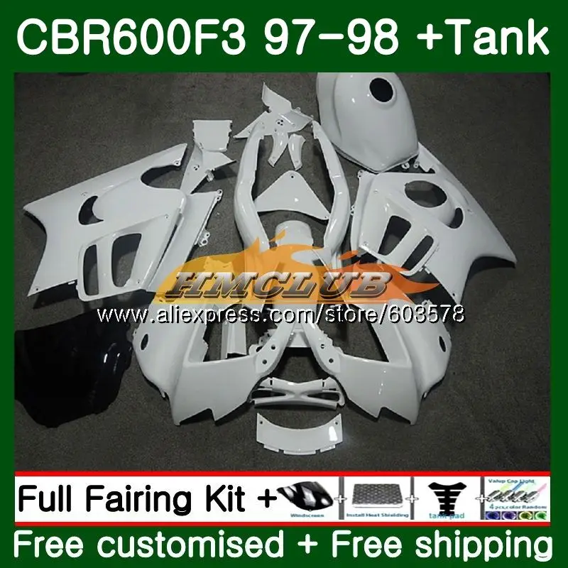 Майка для HONDA CBR600F3 CBR600RR CBR 600F3 FS 600CC 68CL. 16 CBR600 F3 97 98 CBR600FS CBR 600 F3 1997 1998 чернобелый обтекатель
