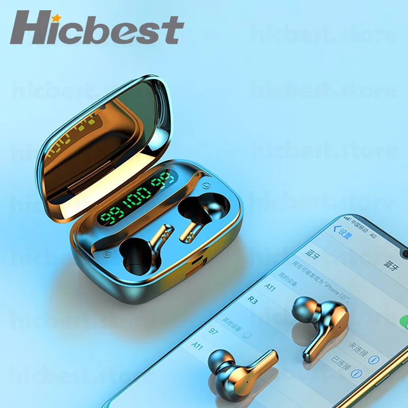 Беспроводные Bluetooth-наушники с микрофоном для Apple iPhone 12 SE 11 8 X | Электроника