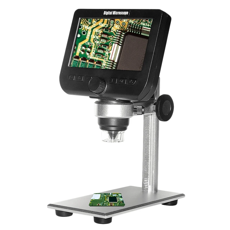 

Rechargeable 1000X Digital Wireless Wifi Microscope 4.3 Inch 1080P Lcd Screen 8 Led 2Mp Camera Magnifier for Ios Android Win
