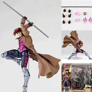 

20cm Yamaguchi Revoltech GAMBIT X-MEN NO.012 Figurines PVC Action Figure Collectible Toys Gifts