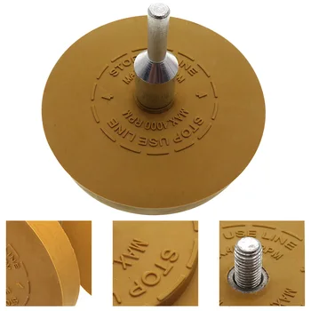 

88mm Eraser Wheel Rubber Pinstripe Fast Speed Tool Graphics Trim Large Removal Replacement Rotary Truck Car Home