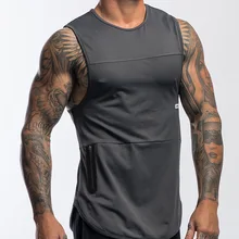 Muscle Dr. Brothers Летний Стиль Европа и Америка спортивный жилет Мужской Быстросохнущий жилет для фитнеса Базовая рубашка