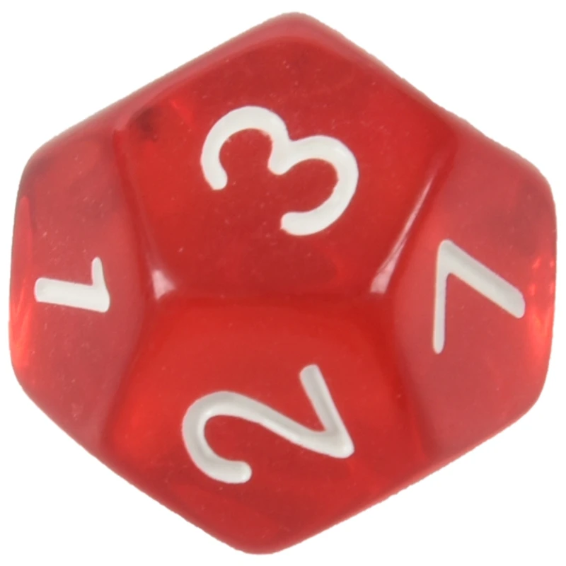 7-кости Двусторонняя D4 D6 D8 D10 D12 D20 MTG магия сбор D прозрачный красный
