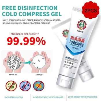 

40# 2/3PC gel desinfectante Portable Cold Compress Gel Long Last Sterilization Hand Lotion Wash Hand Gel Sanitizer Desinfectante