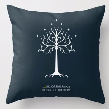 

New Arrival Nice Hot Selling Lord Of The Rings ROTK Printing Square Pillowcases Pillow Sham Retro Pillow Slip Unique Pillow Sham