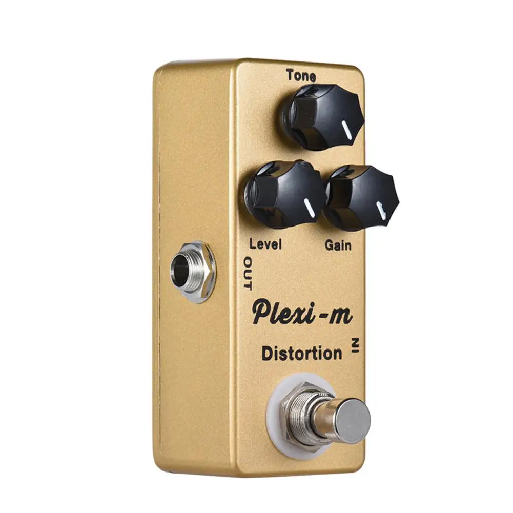 

New arrival MOSKY Plexi-m Electric Guitar Distortion Effect Pedal Full Metal Shell True Bypass Guitar Parts Accessories