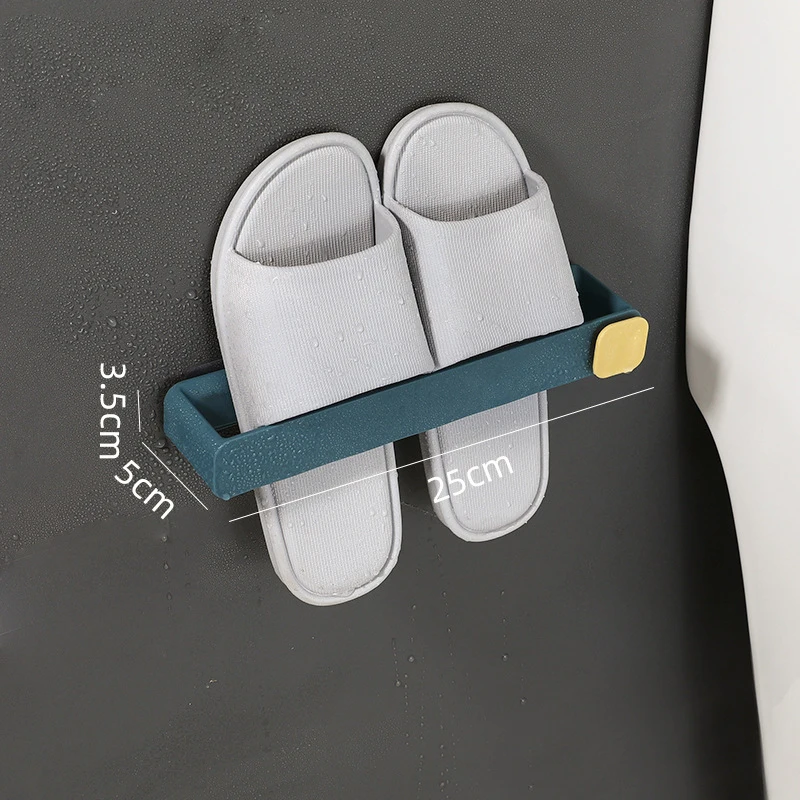 Wall Mounted Foldable Shoe Rack, Slippers Drain Storage Rack, Shoe Hanging Holder, Bathroom and Bedroom Organizer 5