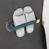 Wall Mounted Foldable Shoe Rack, Slippers Drain Storage Rack, Shoe Hanging Holder, Bathroom and Bedroom Organizer 5