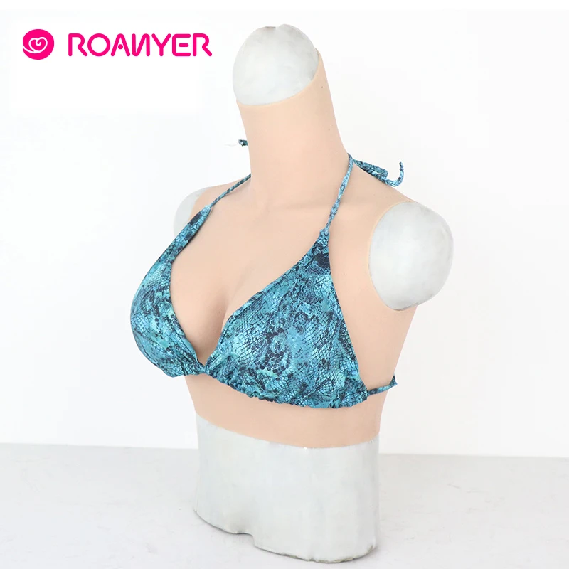 Roanyer женскую одежду искусственный большая силиконовая грудь формы поддельная d