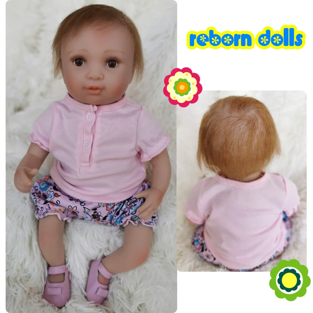 Bebes reborn Мягкая силиконовая Детская кукла 40 см, реалистичные куклы для новорожденных, игрушки для детей, подарок playmate