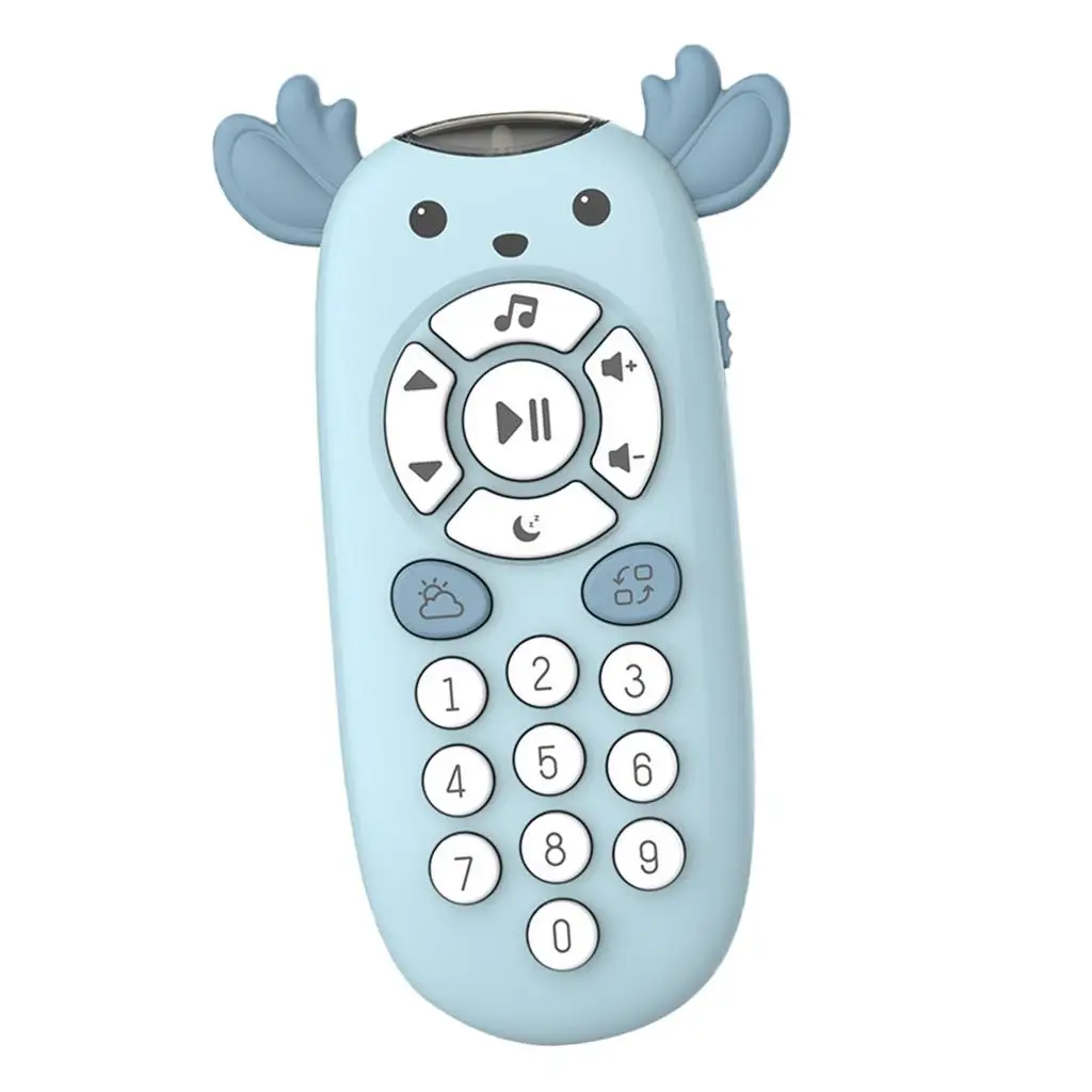 Baby Toy TV Remote Control Music Phone Early Education Learning Toys Gift 6-36 7