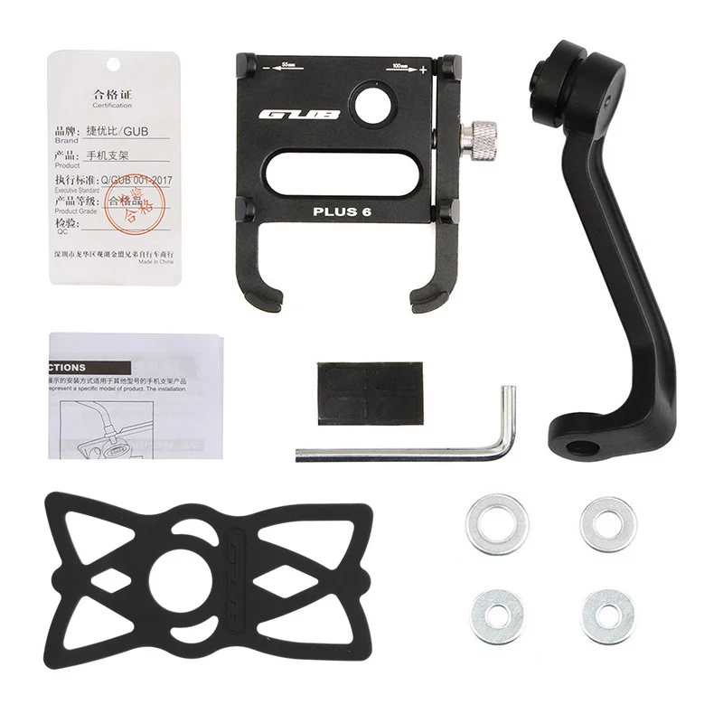

GUB PLUS 6 360° Rotating Universal Motorcycle Mobile Phone Holders Stands For Honda Motorcycle Phone Mount Rearview Mirror Rack
