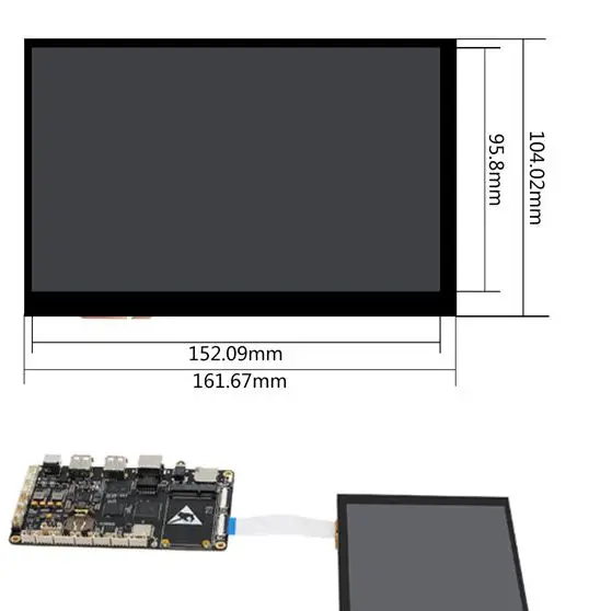 

7-inch Mipi touch screen LG original 1280x800 full view highlight A64 / A33