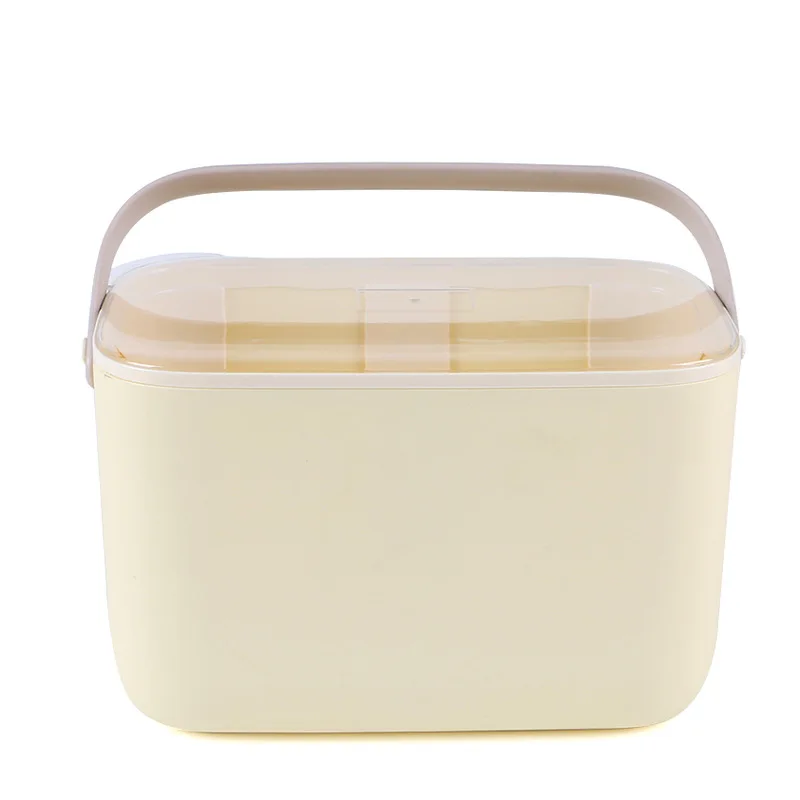 Beige Прямая поставка, полка для бутылок с защитой от пыли, портативный органайзер для посуды, сушильная коробка для сосков, крышка для кормления, контейнер для хранения, сушилка - Цвет: Beige