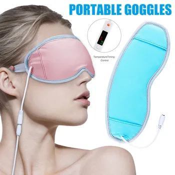 

High Quality Heat Cold Compress USB Eye Patch Massager Smart Digital Display Temperature Control Blindfold Kit MD88
