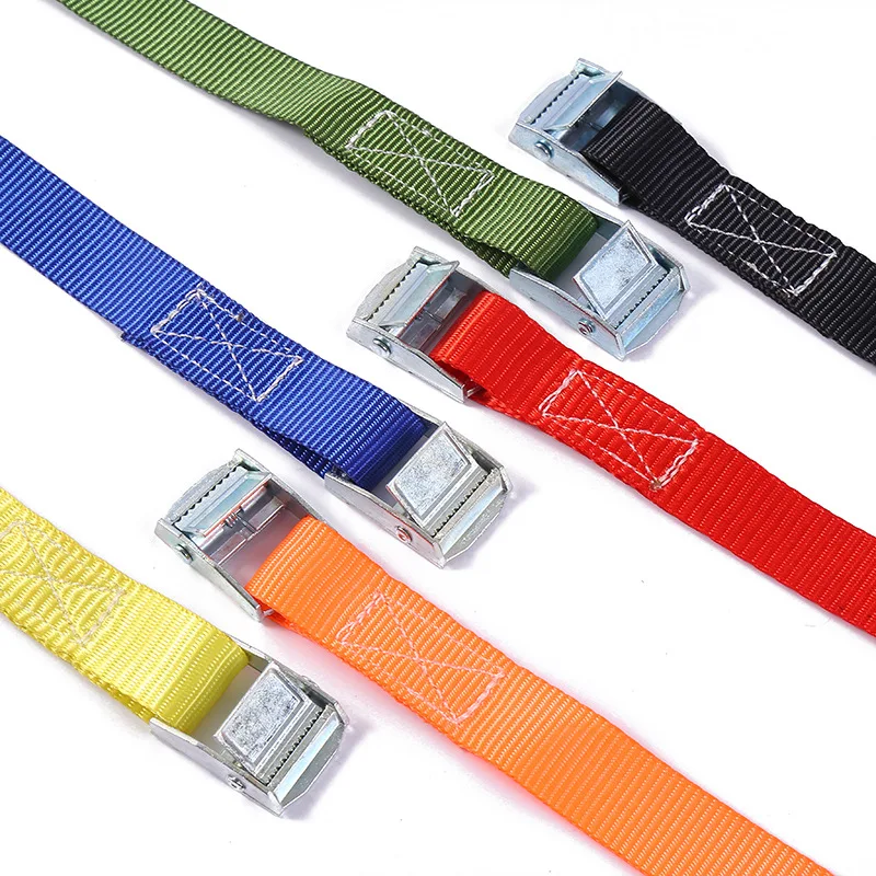 Buckle Tie-Down Belt Cargo Straps 2M For Car Motorcycle Bike