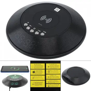 

Portable Charging Wireless Bluetooth Speaker TF Card Digital Screen Display Plug-in Speaker Stereo Sound for Shower/Outdoors