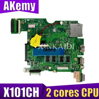 

Akemy for ASUS X101C X101CH X101CH Laptop Motherboard 2 cores CPU 1GB RAM REV2.3/2.0 100% Tested Mianboard