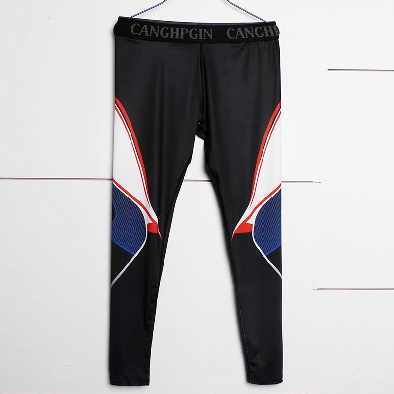 Quick Dry Compression Running Tights Men Joggings Pants Workout Gym Fitness Leggings Sportswear Training Bottoms Custom