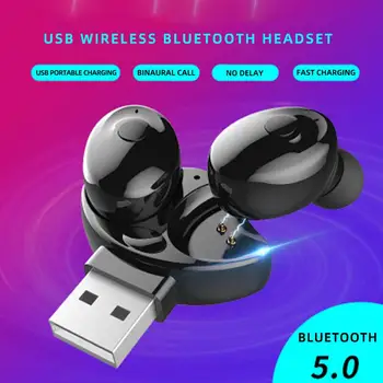 

XG17 TWS Mini Bluetooth 5.0 Bass Stereo Sound Wireless Music Earphones Noise Reduction Gaming Earpiece