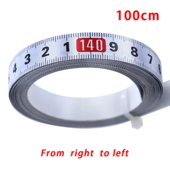 

Adhesive Rolled Ruler Measuring Waterproof Rust proof 1-5 Meter Tool Sticky