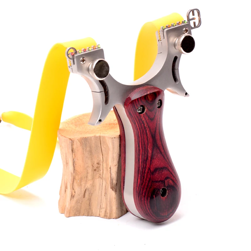 

Stainless Steel With Rubber Band Slingshot Catapult Hunting High Quality Outdoor Shooting Game Sling Shot