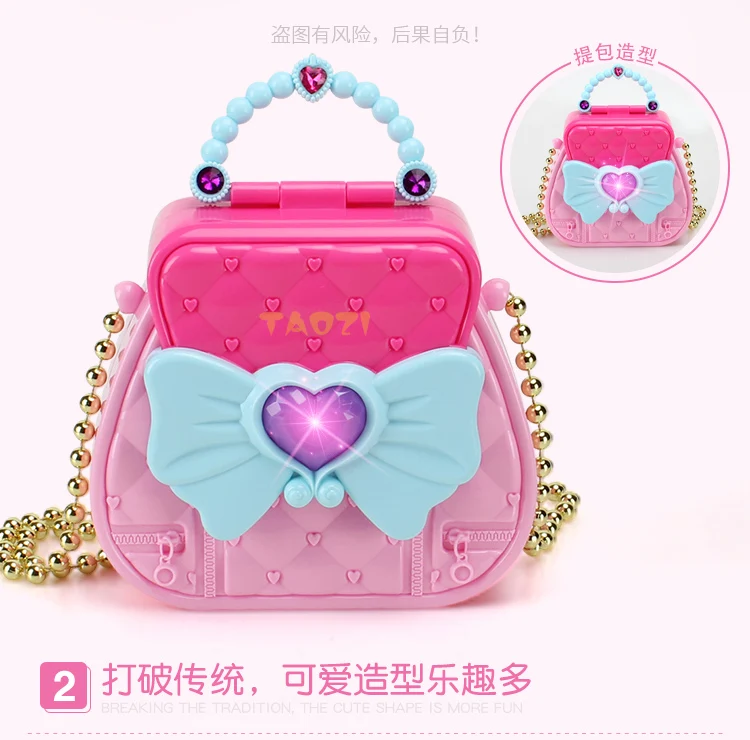 Girls Bag GIRL'S Fashion Bag Children Play House Handbag Princess 3-Year-Old 8-Year-Old Pink Bag Mo Ana