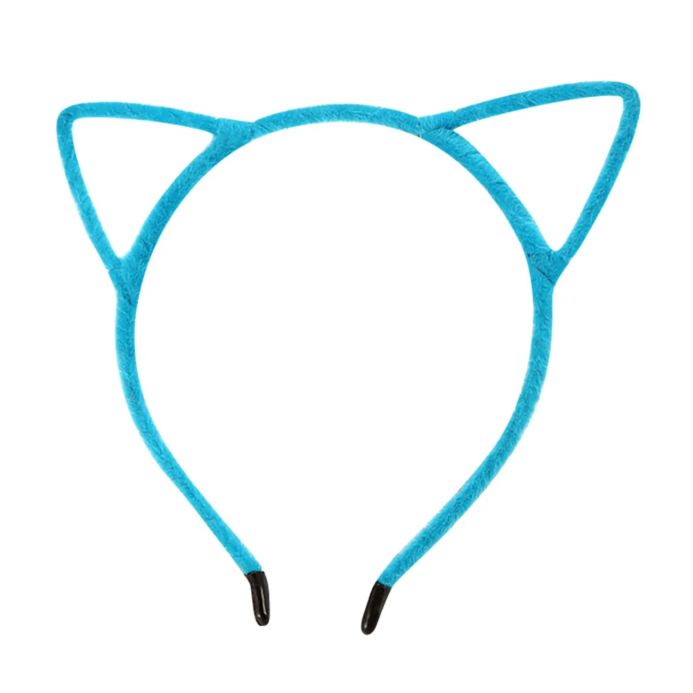  Girls Headband kids cute cat ears and velvet headband  Headwear Hair Accessories baby Washing Face Makeup Headwear
