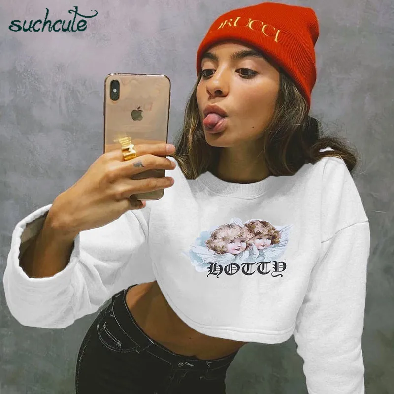 SUCHCUTE женские футболки с принтом животных Modis Longslive Tee Harajuku уличная одежда повседневные топы в Корейском стиле для женщин фестиваль