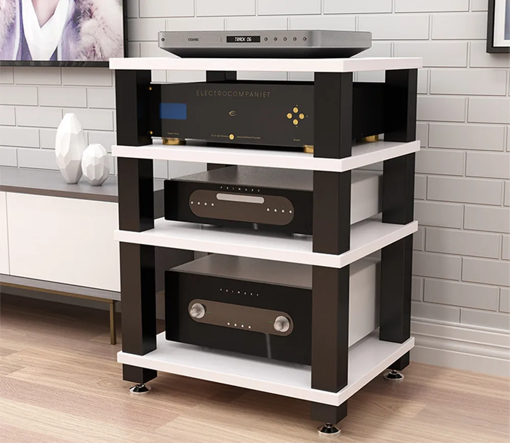 4 слойный Hi Fi усилитель зеркальная стойка для усилителя шкаф звуковая 234 уровня